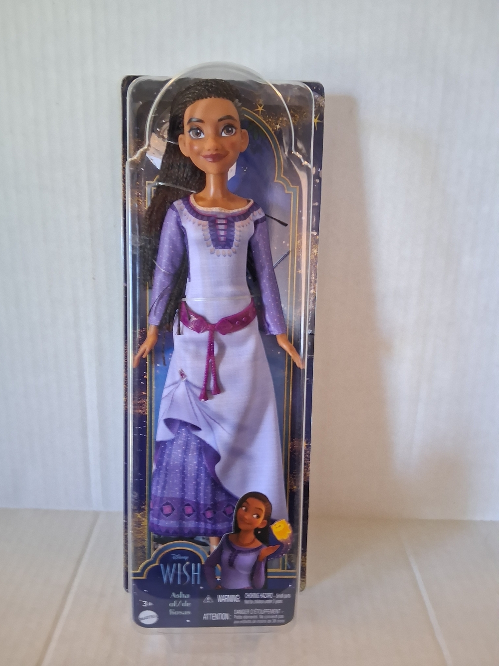 Disney Wish Asha Doll in Lavender Dress